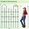 58" x 73" Outdoor Garden Trellis for Climbing Plants and Decorative Fence